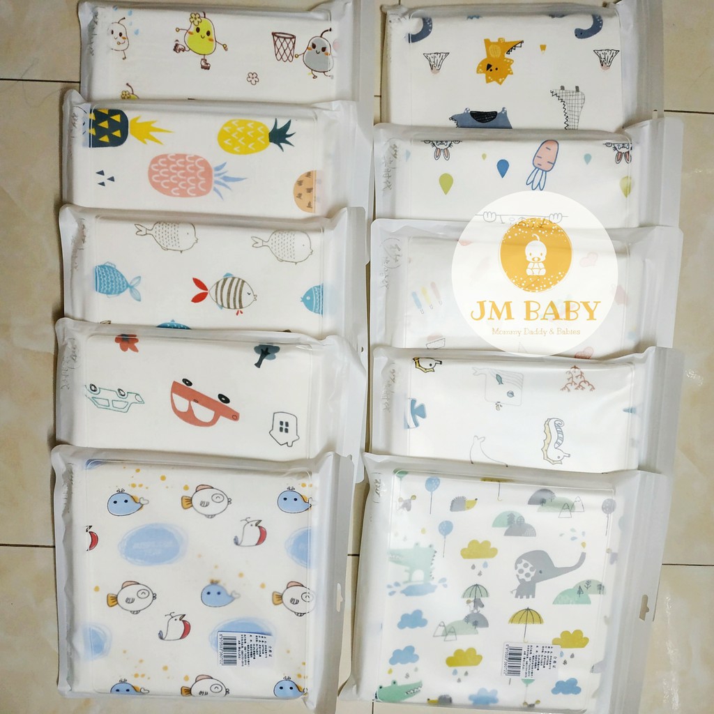 Tấm lót chống thấm sợi tre 5 lớp cho bé
