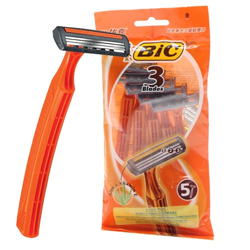 Dao cạo râu BiC 3 lưỡi x 4 cái tặng 2