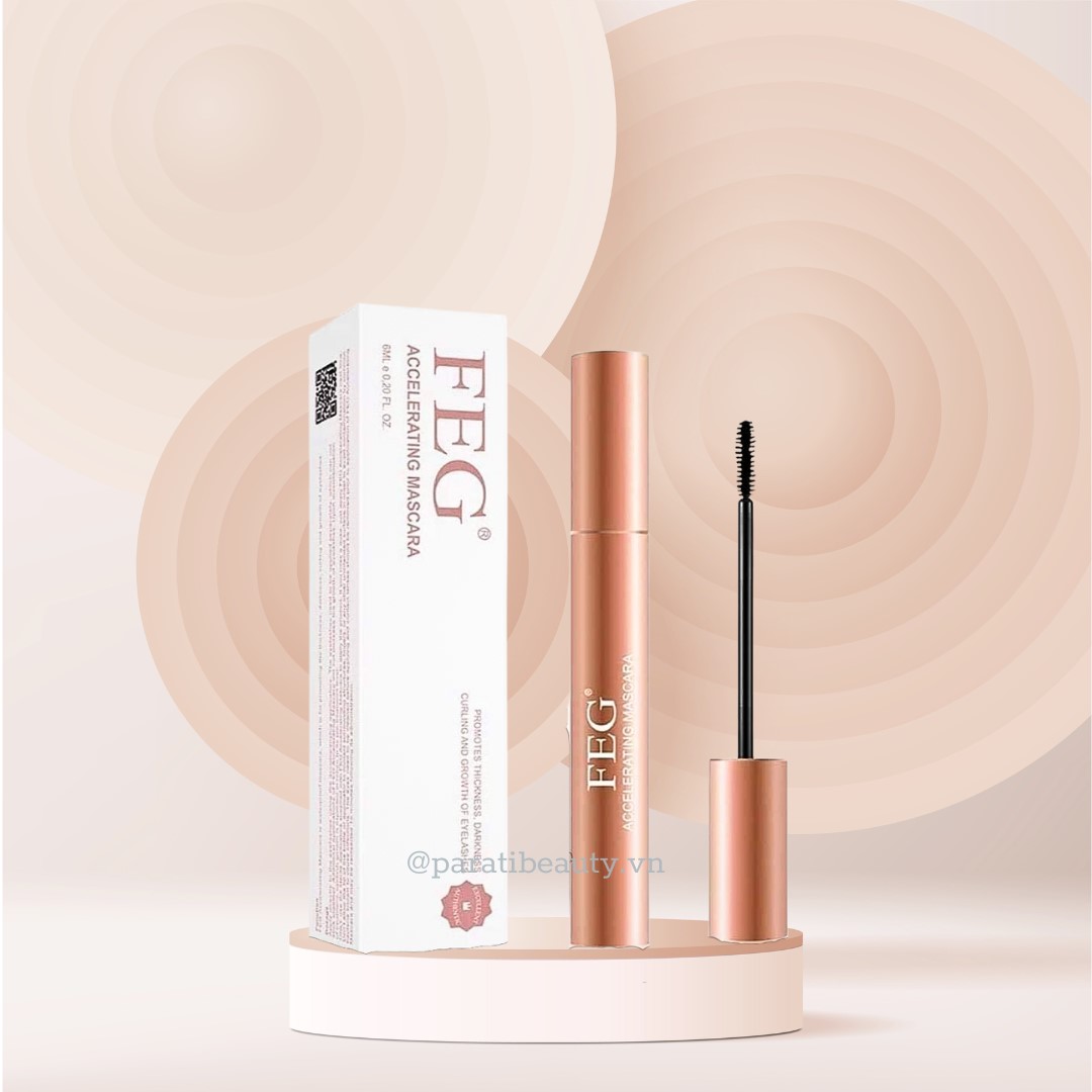 Mascara FEG Accelerating Dưỡng Mi, Làm Dài Và Cong Mi 6ml chính hãng