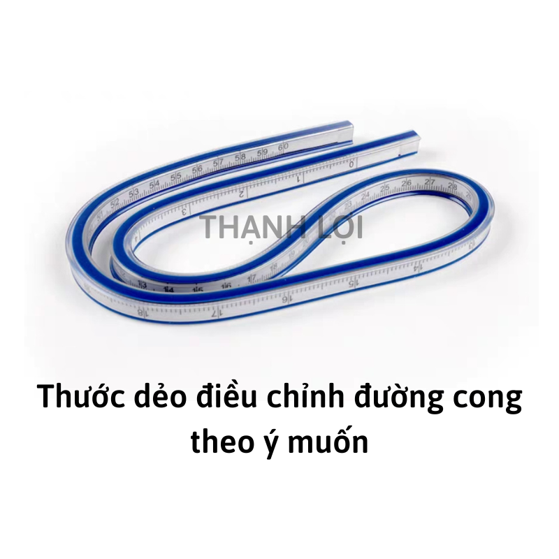 Thước Dẻo Vẽ Vòng Nách, Tà Áo, Cổ Áo, Thước Thẳng