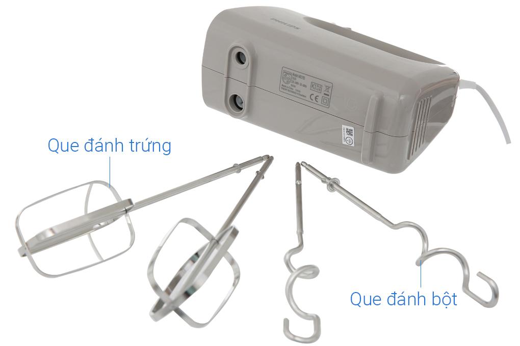 [Voucher 7% Max 800K] (BH 24 tháng chính hãng)Máy đánh trứng cầm tay cao cấp Philips HR3705
