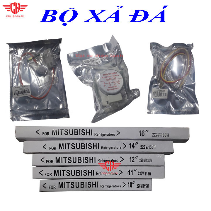 Bộ Xả Đá Tủ Lạnh Toshi ba (Sò Nóng+Sò Lạnh+Timer+Bóng Sấy)