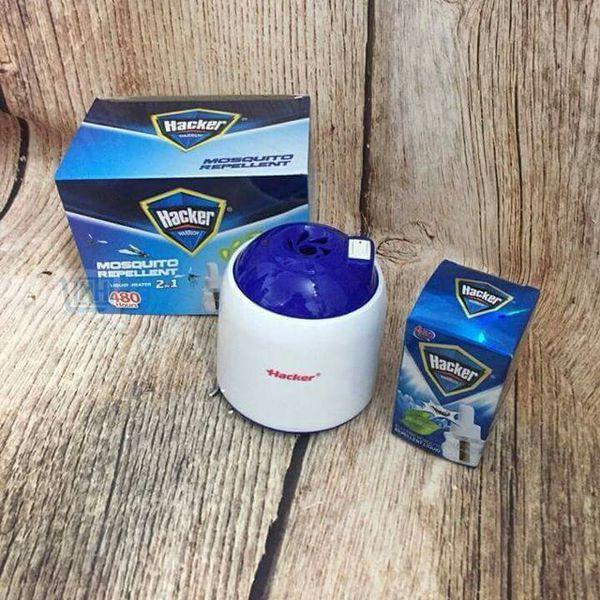 MÁY ĐUỔI MUỖI XÔNG TINH DẦU ( Tặng kèm tinh dầu)