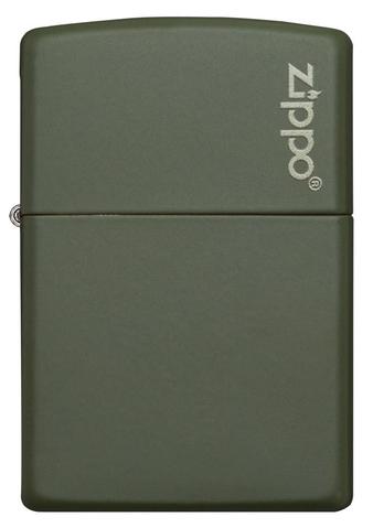 Zippo Green Matte with Zippo Logo