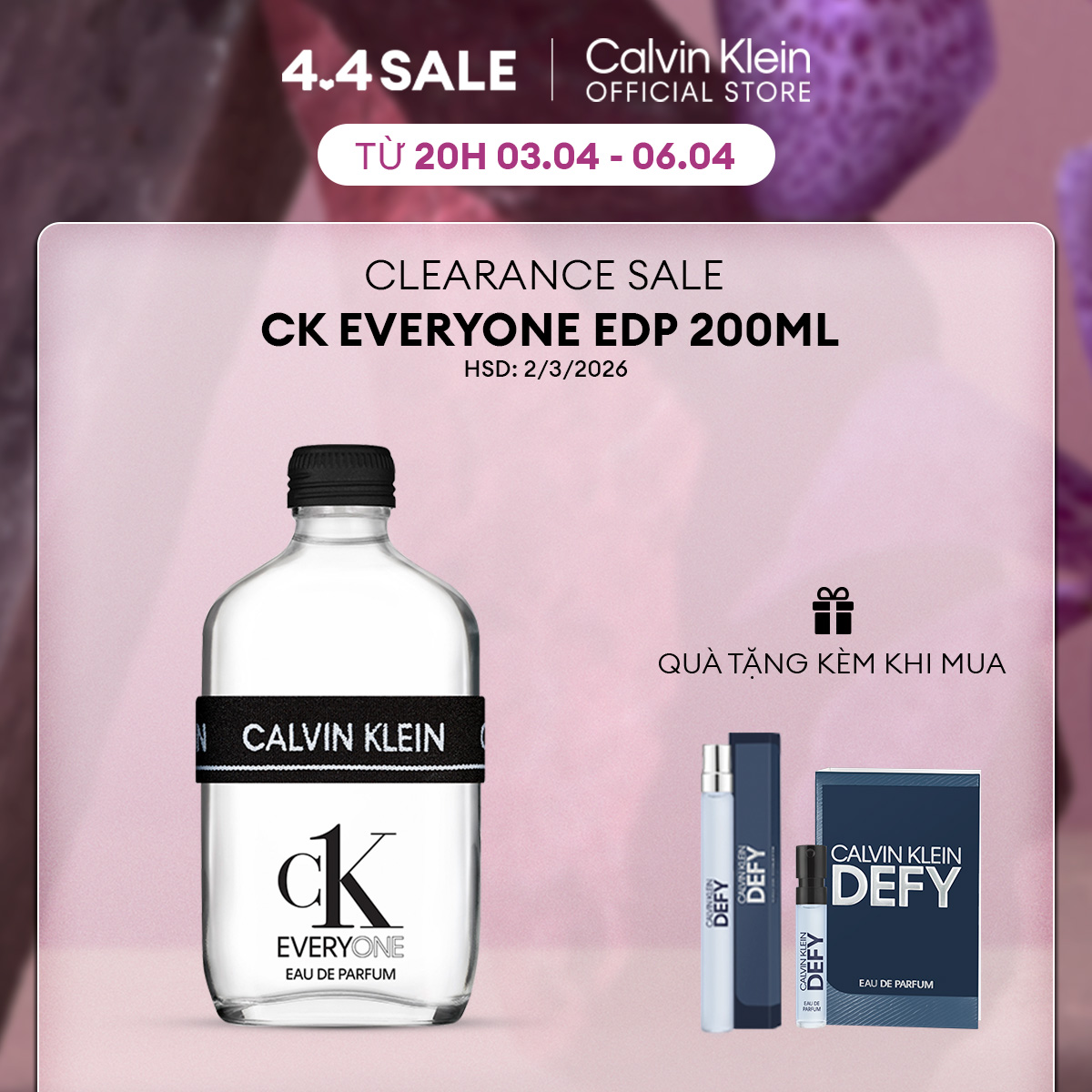 [CLEARANCE SALE] Nước Hoa Nam Nữ Calvin Klein CK Everyone EDP 200ml
