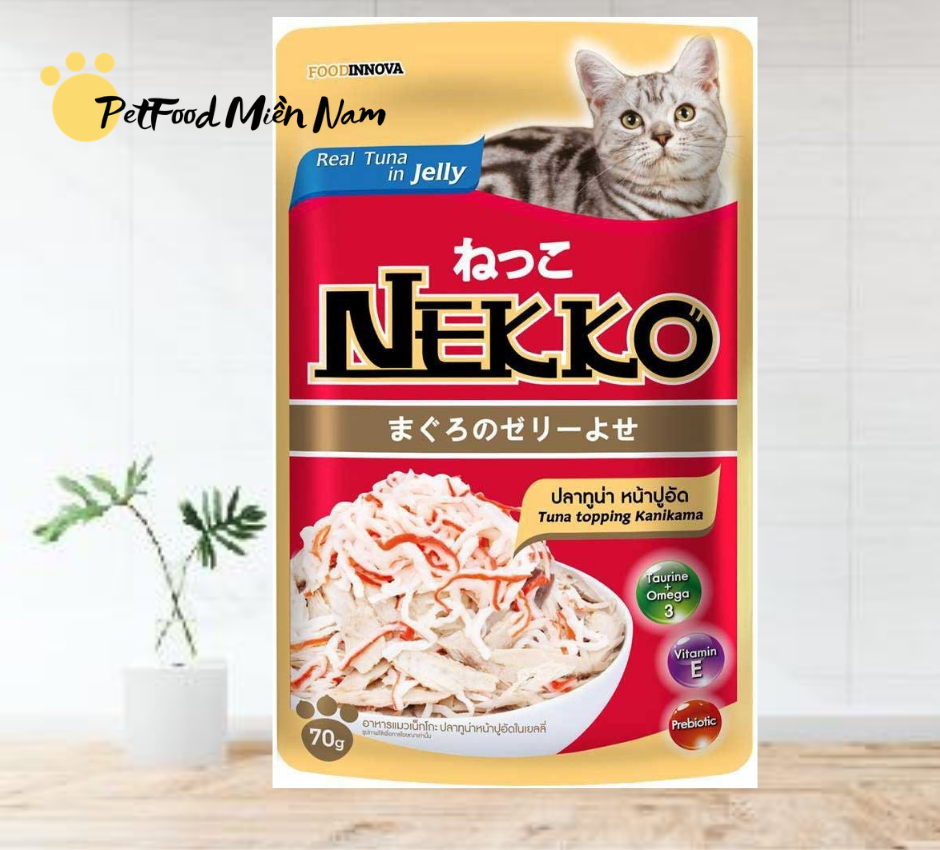 Pate cho mèo Nekko 70g đủ vị