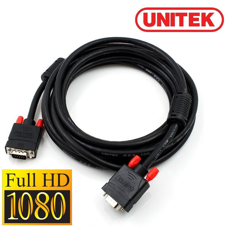 Dây cáp 2 đầu vga unitek 1.5m - dây vga 2 đầu unitek 1.5m - cáp vga 2 đầu unitek 1.5m