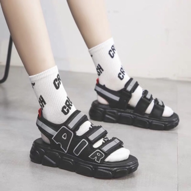 Sandal nữ sandal học sinh 3 quai phản quang siêu chất