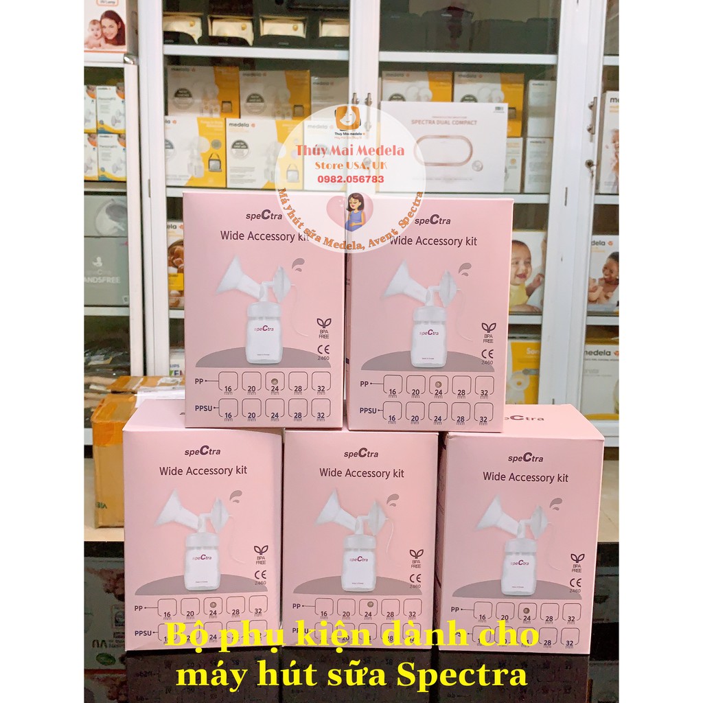Bộ 2 Bình Trữ Sữa Spectra Có Nắp Đậy