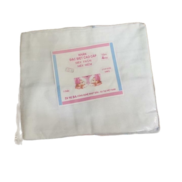 Khăn tắm xô 4 lớp cho bé
