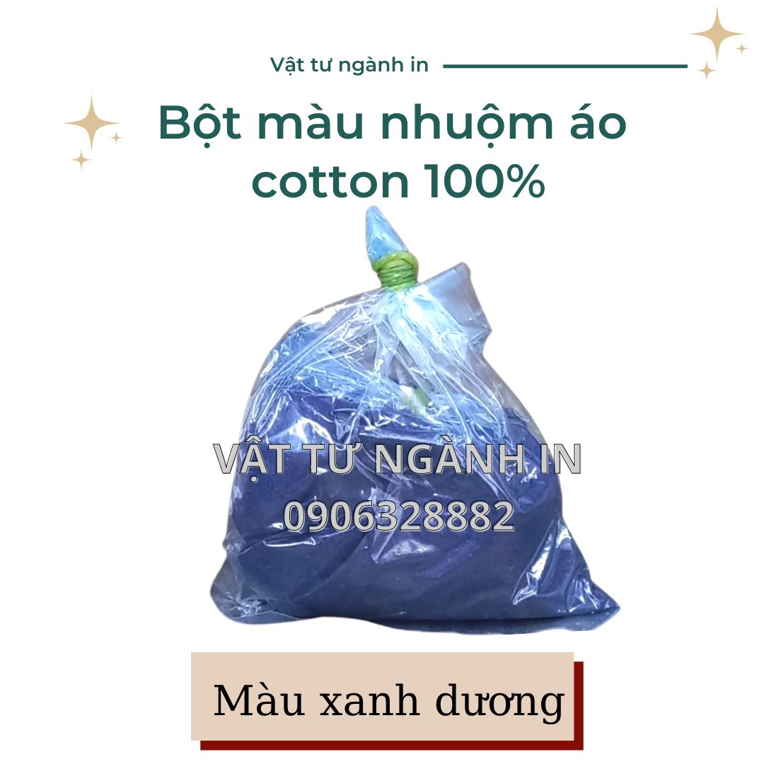 Bột màu nhuộm áo cotton 100%