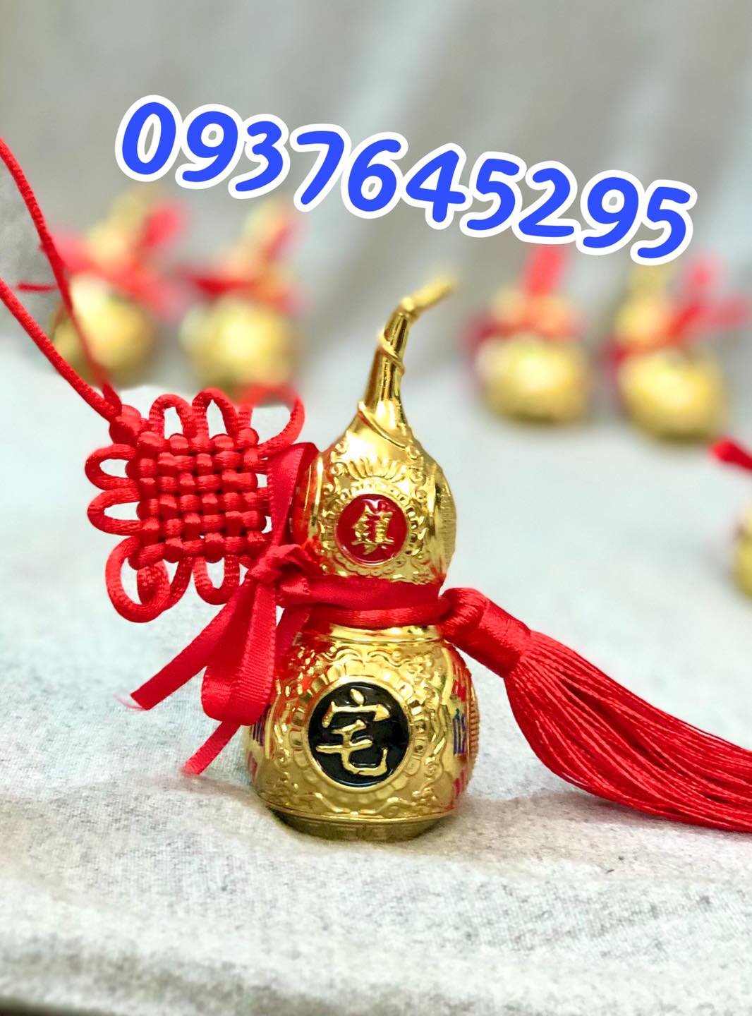 Bình hồ lô đúc đồng cao cấp 9cm