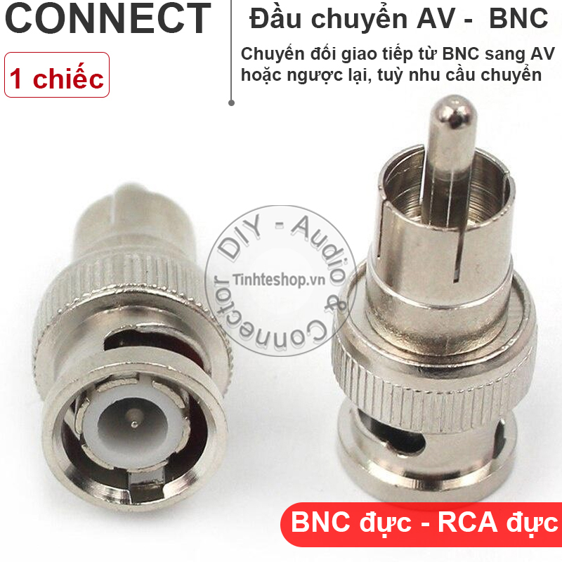1PCS - AV Female to BNC Male adapter
