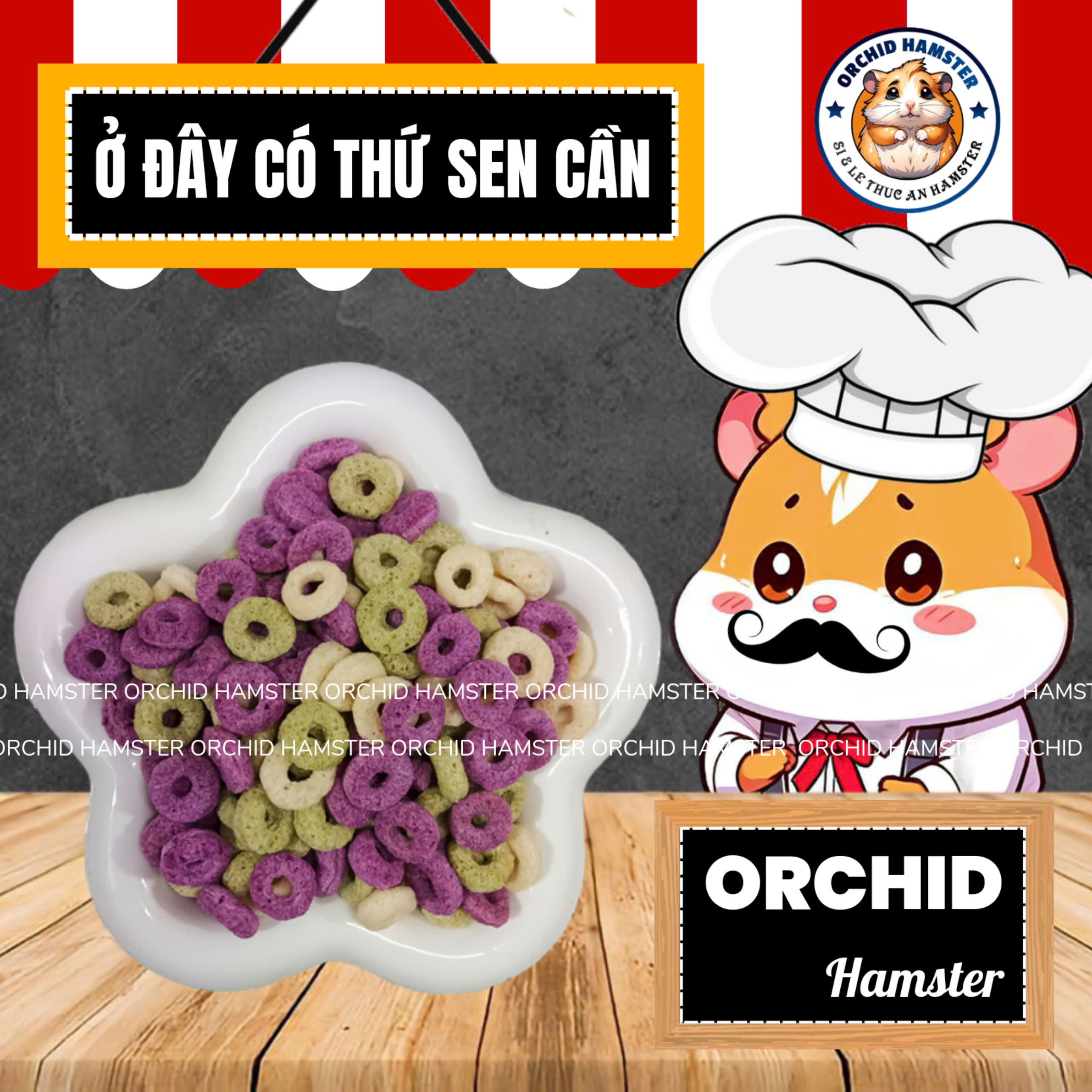 Bánh Vòng Rau Củ Cho Hamster/Sóc/Thỏ/Bọ/Nhím Và Thú Nhỏ Dinh Dưỡng Mỗi Ngày