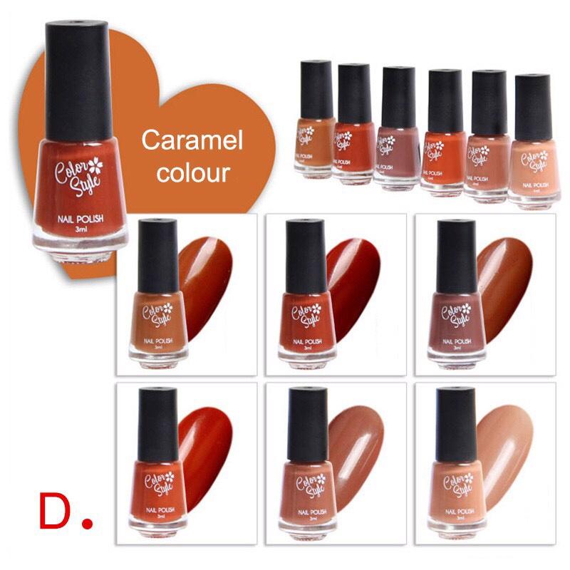 Set 6 lọ nước sơn móng tay không độc hại