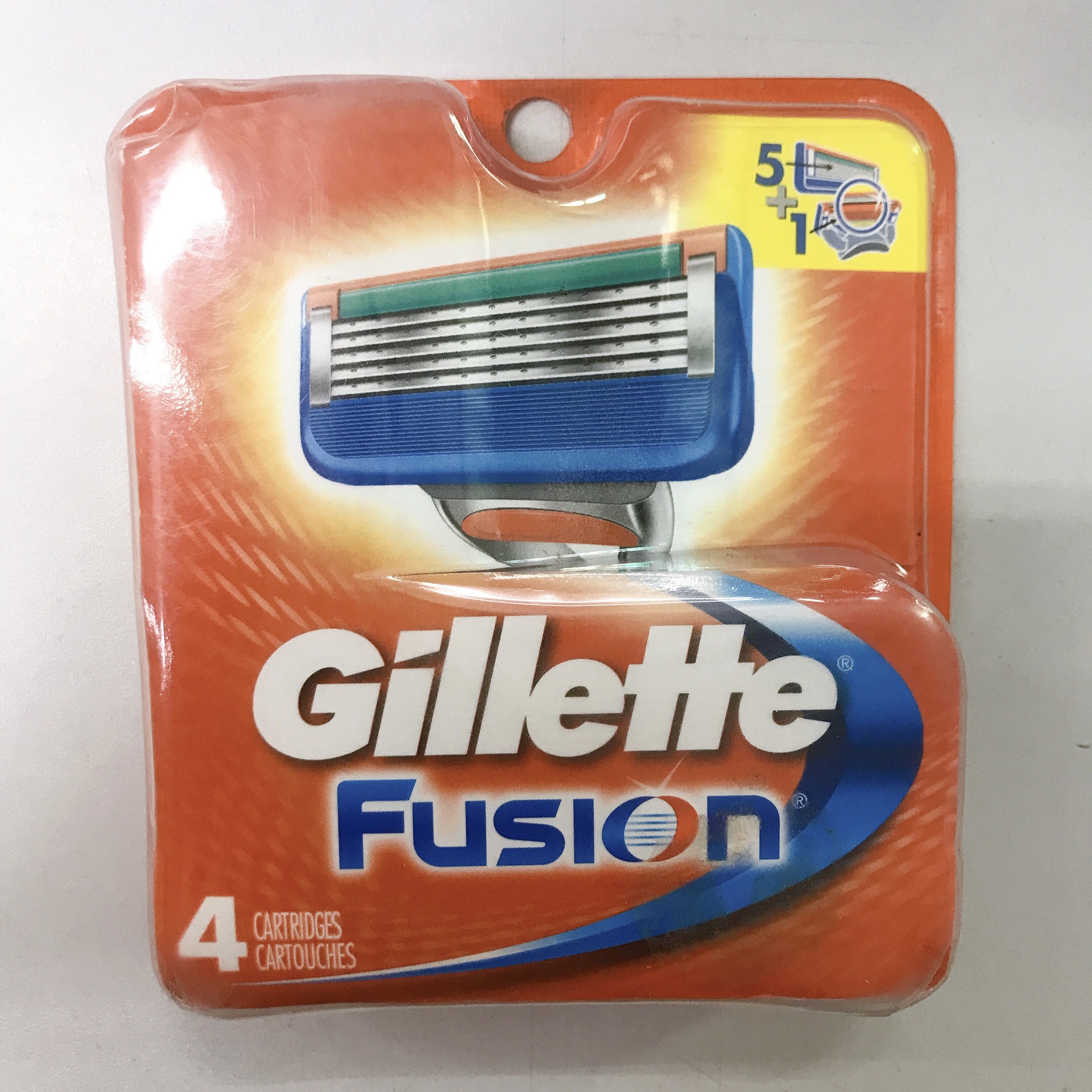 [HCM]Hộp 4 lưỡi dao cạo râu Gillette Fusion Proshield (đầu cạo 4 lưỡi kép)