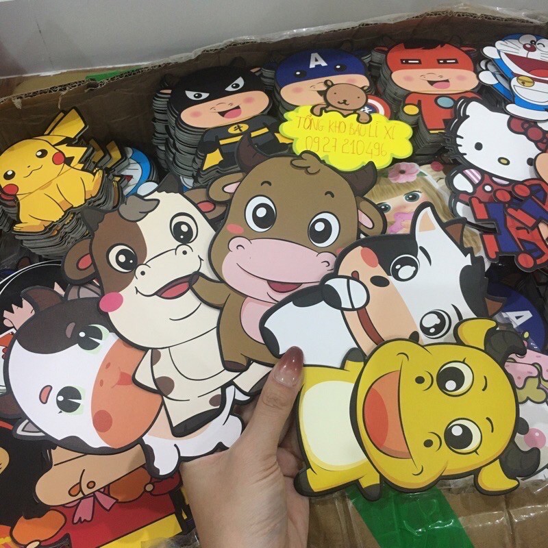 [HCM]Xấp 5 bao lixi hoạt hình