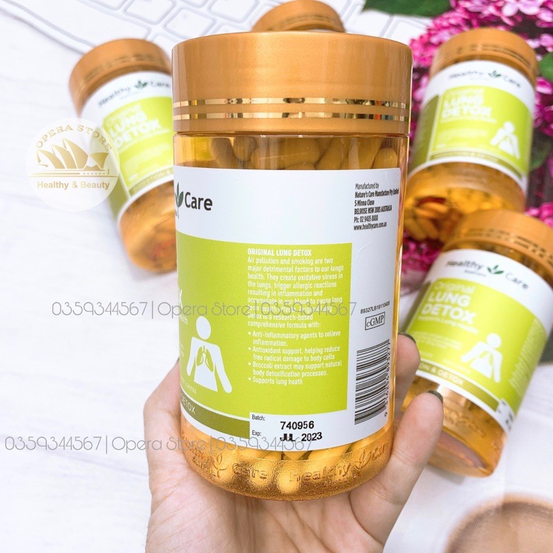 Thải Độc Phổi Lung Detox Healthy Care Date 2025