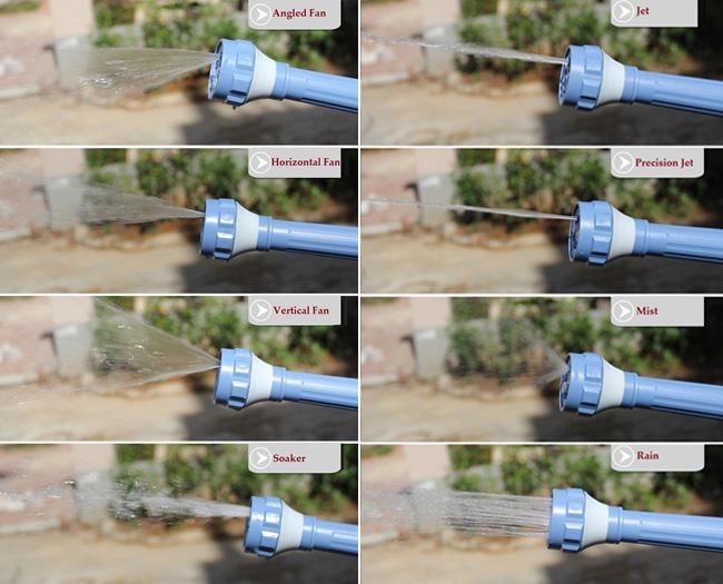 Vòi xịt nước tăng áp Cannon 8 chế độ