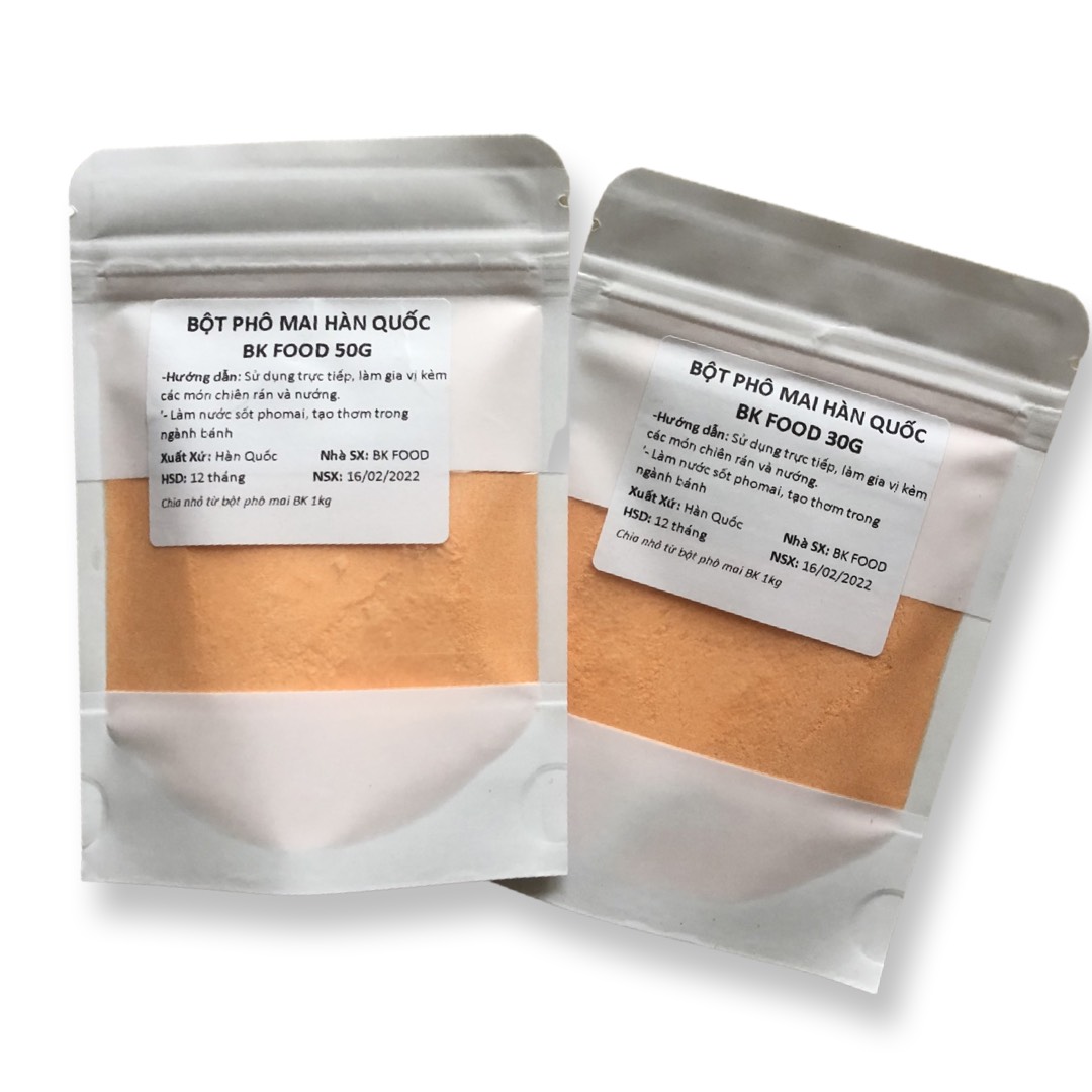 Bột phô mai Hàn Quốc BkFood 30g, 50g