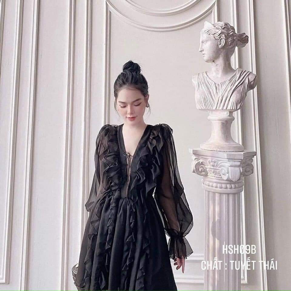Đầm bèo đan dây