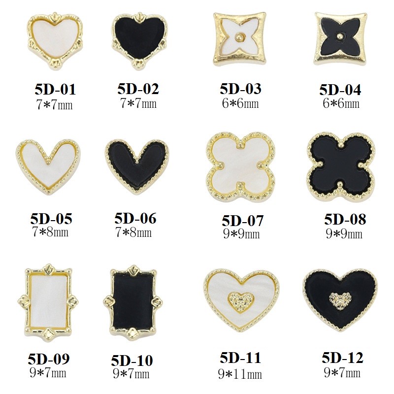 Charm Thương Hiệu Trang Trí Móng 5D