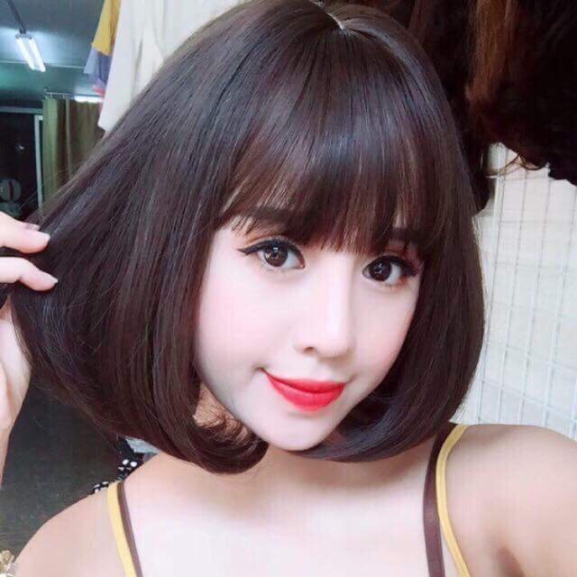 Tóc giả cả đầu ❤️FREESHIP❤️ Tóc giả nguyên đầu vic cúp