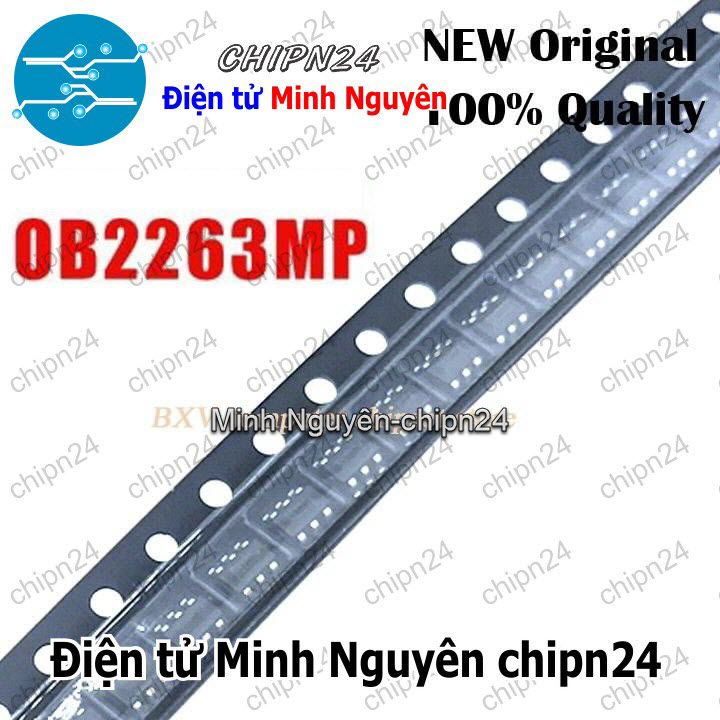 [1 con] (SOP) IC Dán OB2263 SOT23-6 (SMD) (OB2263MP) (IC dao động Nguồn xung) - HH004825
