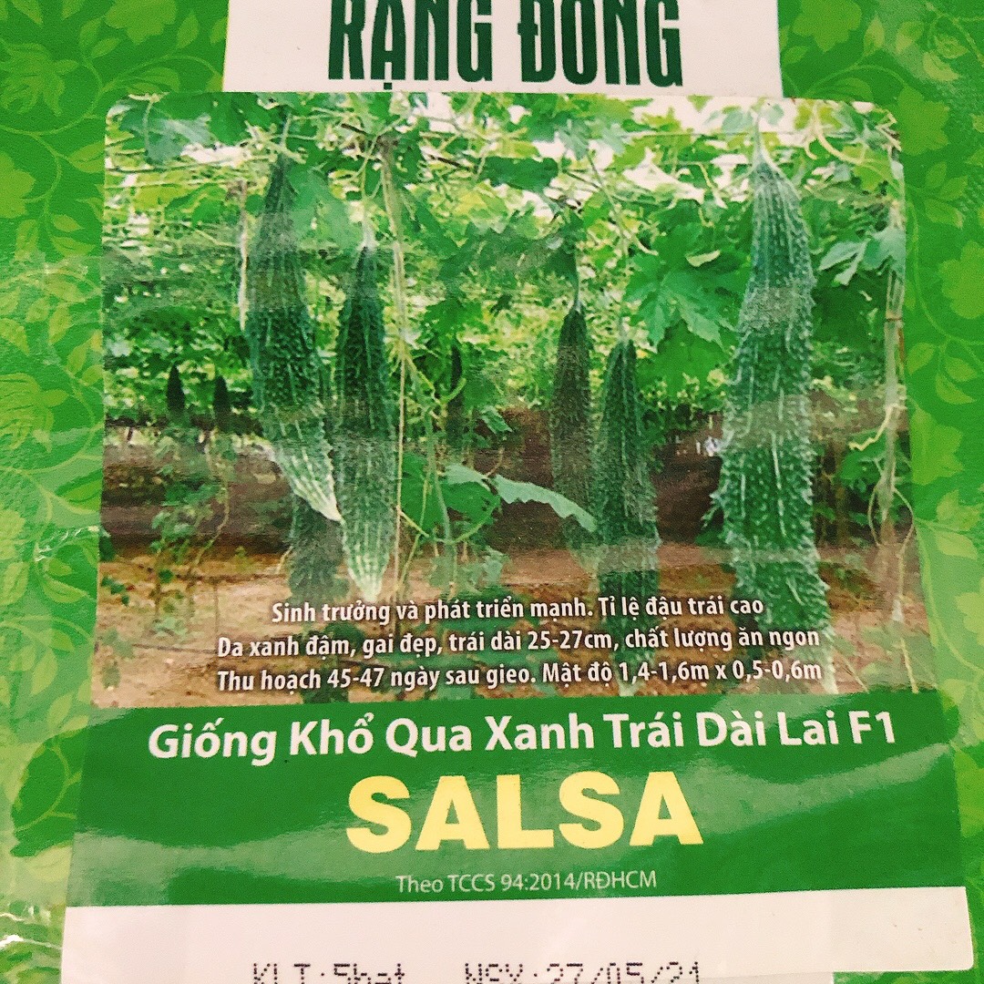 Khổ qua xanh trái dài Salsa (5 hạt)