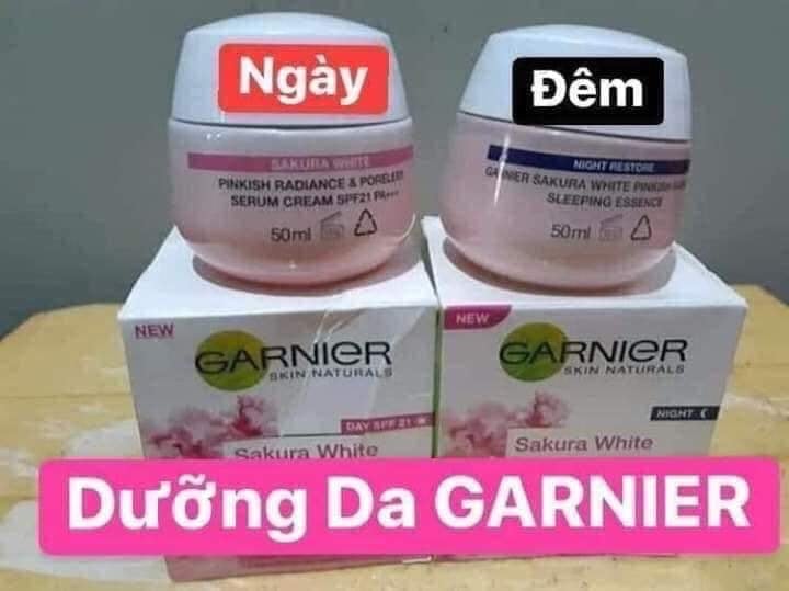 Kem Dưỡng Trắng Da Garnier Sakura White Thái Lan(ngày hoặc đêm)