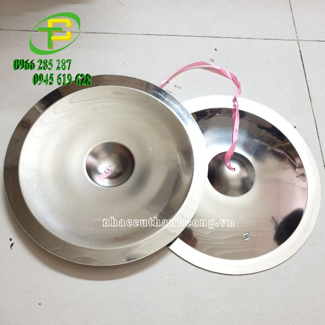 Chũm chọe inox , chập cheng inox đk 32cm