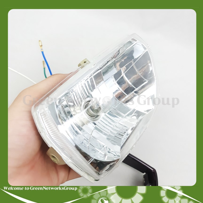 [HCM]Chóa đèn pha bóng Halogen cho xe Dream Đầu Bằng Greennetworks