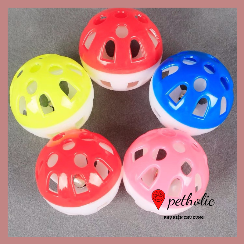 Bóng chuông đồ chơi cho chó mèo Petholic 4cm
