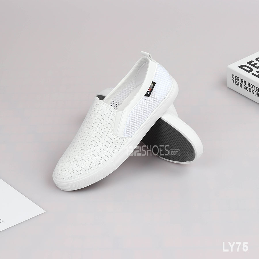 Giày lười nam - Slip on nam da - Mã LY75