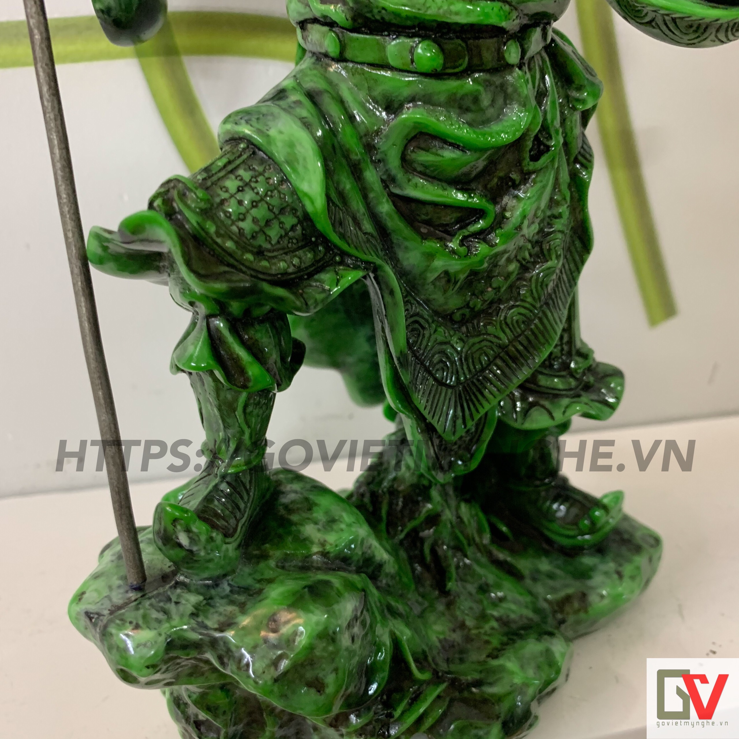 Tượng Đá Đầu Phật Thích Ca - Cao 9cm - Đá Màu