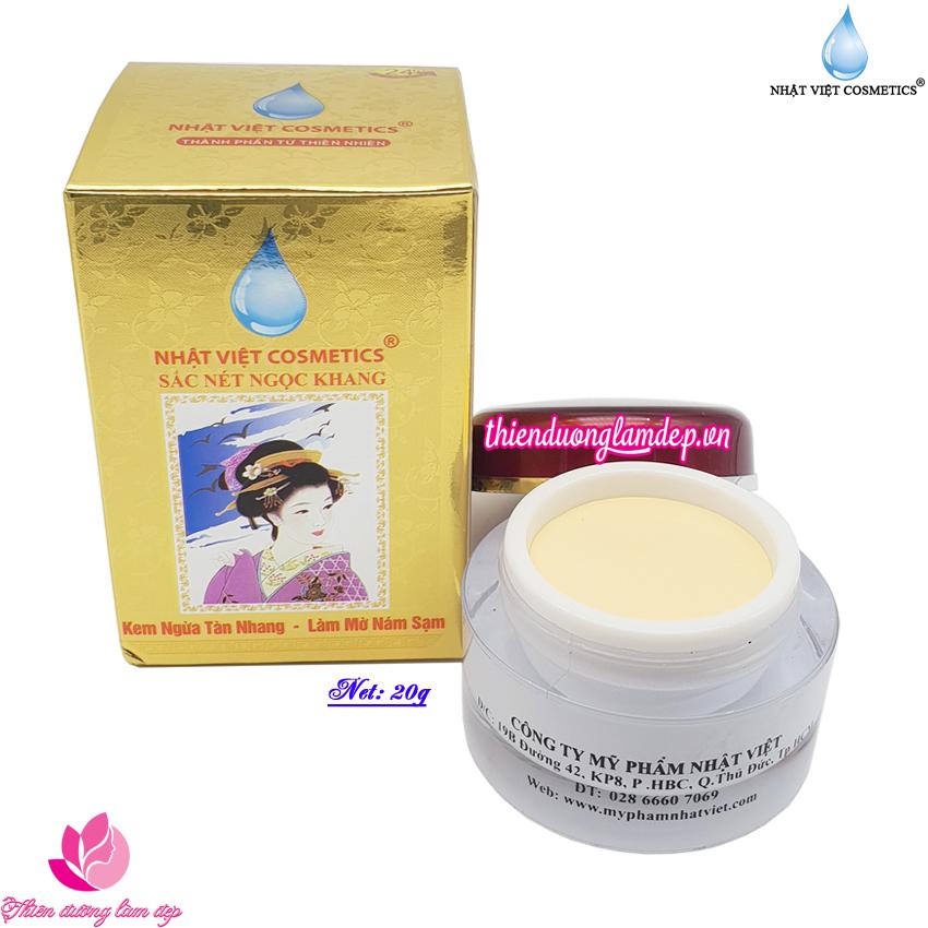 Mỹ phẩm SẮC NÉT NGỌC KHANG - Kem xóa tàn nhang làm mờ nám sạm ngừa lão hóa da (20g)