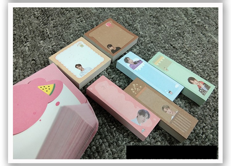 [Có sẵn] Set giấy note Vương Nhất Bác Wang Yi Bo