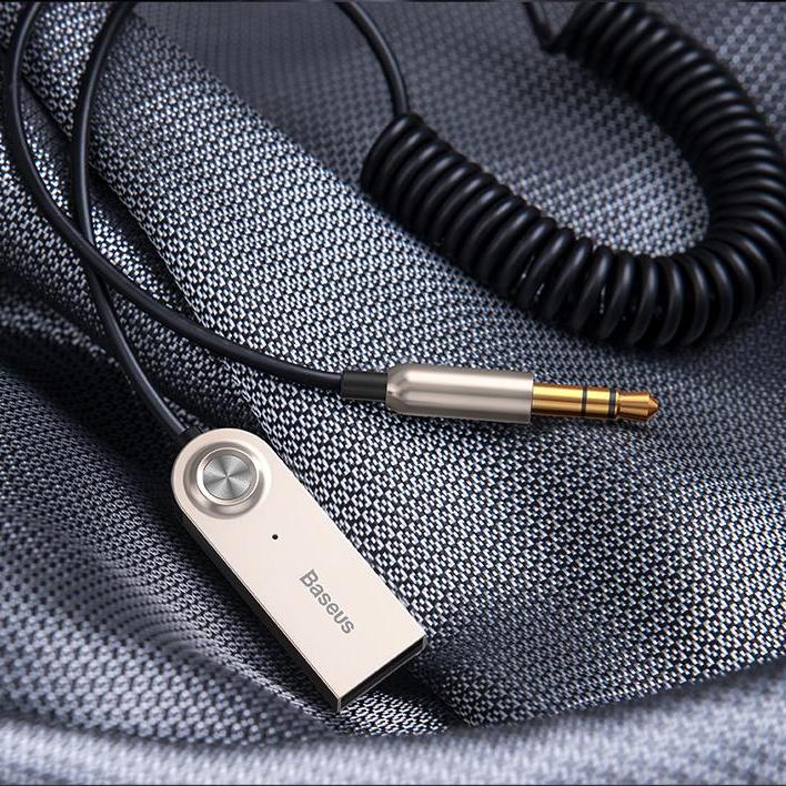 Baseus USB Bluetooth Adapter Dongle Cable Đối Với Xe 3.5mm Jack Aux Bluetooth 5.0 4.2 4.0 Receiver Loa Âm Thanh Âm Nhạc transmitter - Phân phối bởi Baseus Vietnam