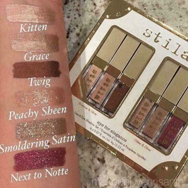 HOT SET GEL NHŨ MẮT KIM TUYẾN 6 CÂY #STILA tốt nhất