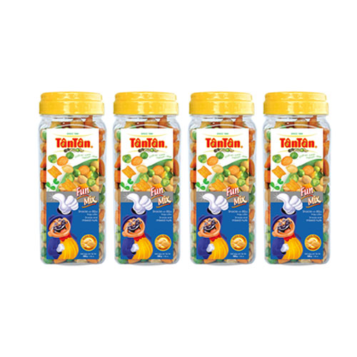 Combo 4 hũ Snack và Đậu thập cẩm Tân Tân 200g