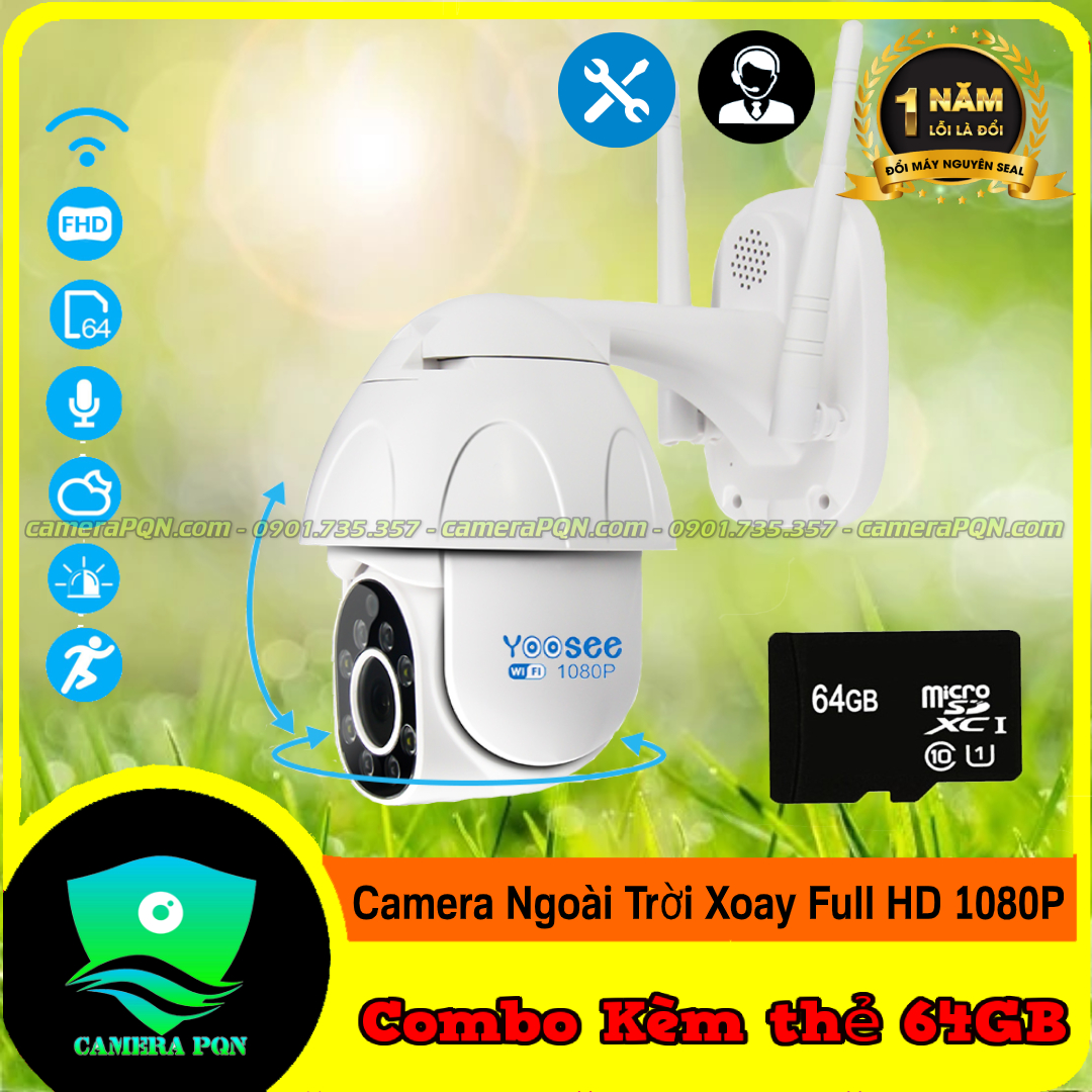 Camera Yoosee Ngoài Trời Xoay Siêu sắc nét