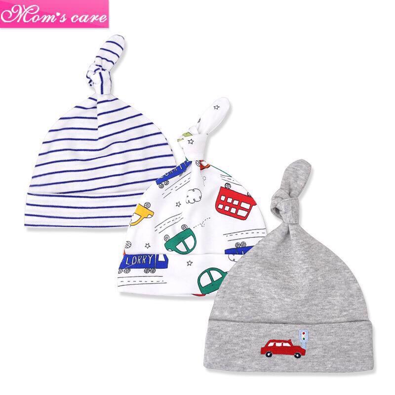 Combo 3 mũ sơ sinh Momcare cho bé yêu