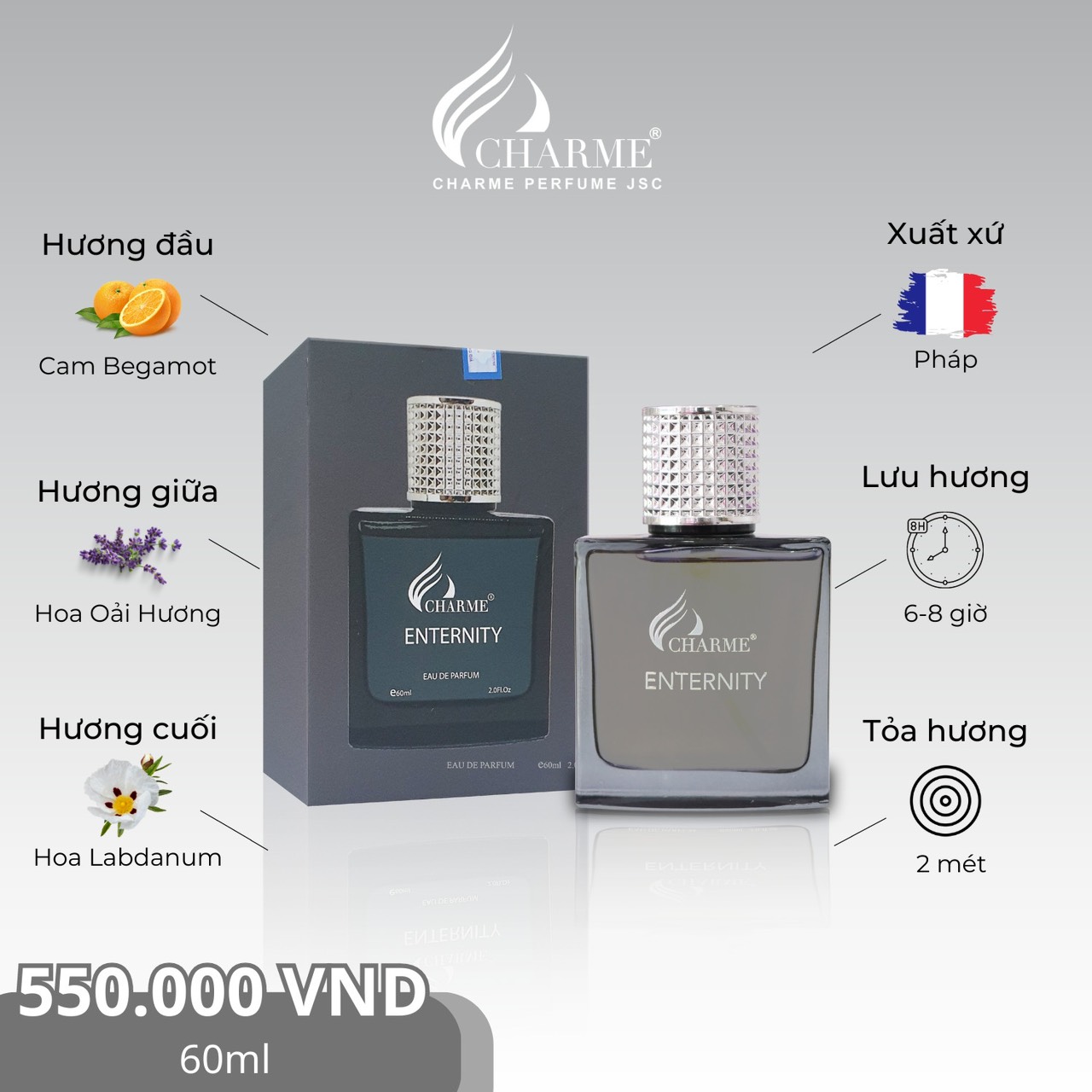 Nước hoa enternity 60ml
