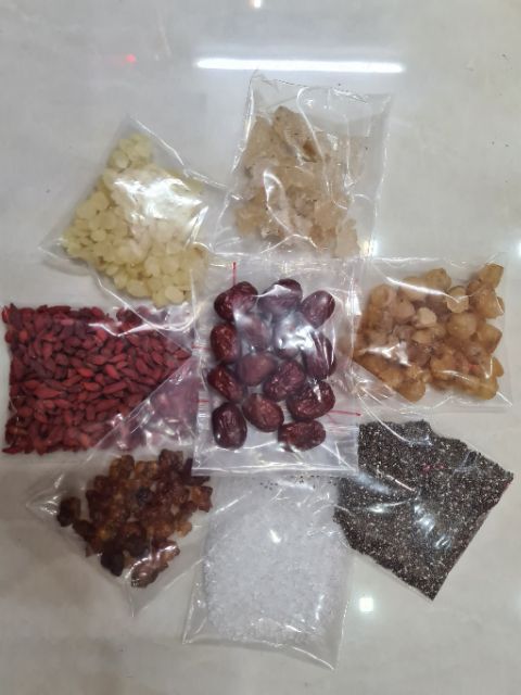 100 Grams of Premium Snow Bird's Nest, Individually Packaged