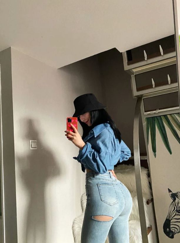 [HCM]Đẹp Quá Xá!!!!!! ?????? Quần Jeans Nữ Lưng Cao Rách Mông Sau 1035.3 Co Giãn Tốt Dài Chạm Mắt Cá Form Skinny