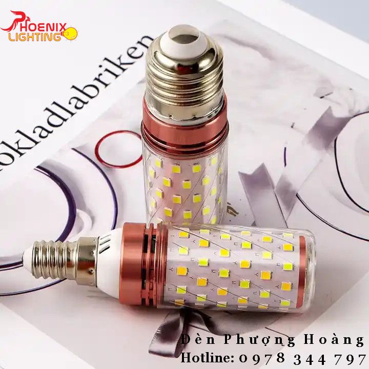 Bóng Đèn LED Bắp Ngô 3 Chế độ ánh sáng Đuôi đèn E27 & E14