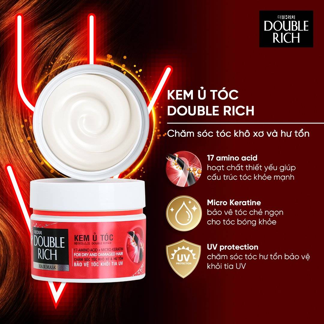 KEM Ủ TÓC DOUBLE RICH  150g