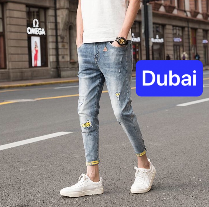 QUẦN BAGGY JEAN NAM CHẤT BÒ XANH LÓT VẢI VÀNG CHÂN NHẬT BẢN TREND CỰC HOT BD-255 CAO CẤP - DUBAI FASHION