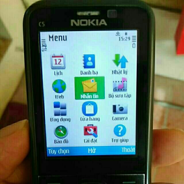 Điện thoại nokia c5 00, 002  mạng 3g, 4g nhận Các loại sim