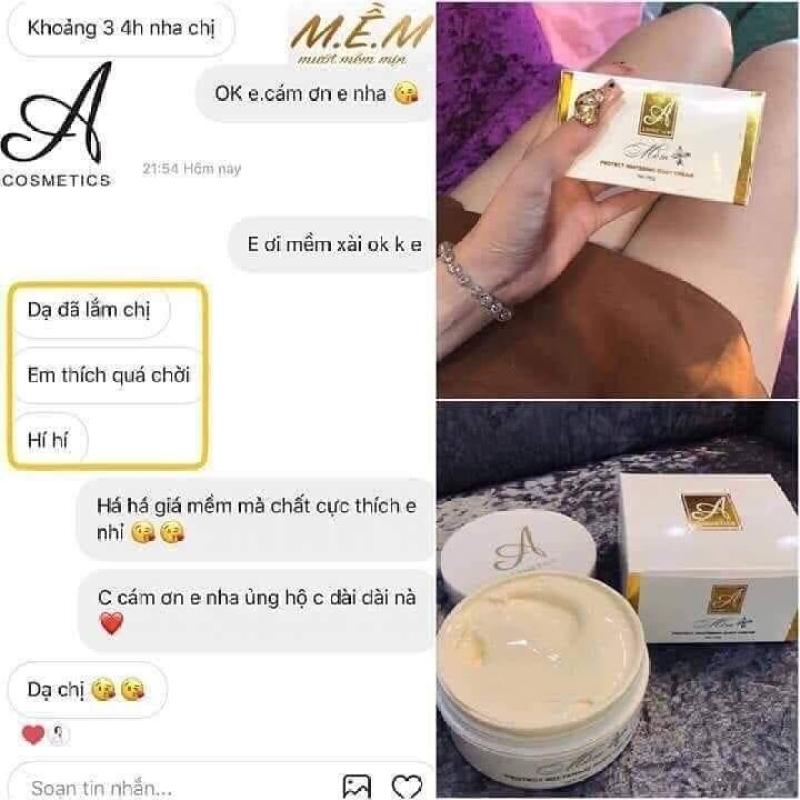 Kem Body Mềm Trắng Da 250g Chữ A nhập khẩu